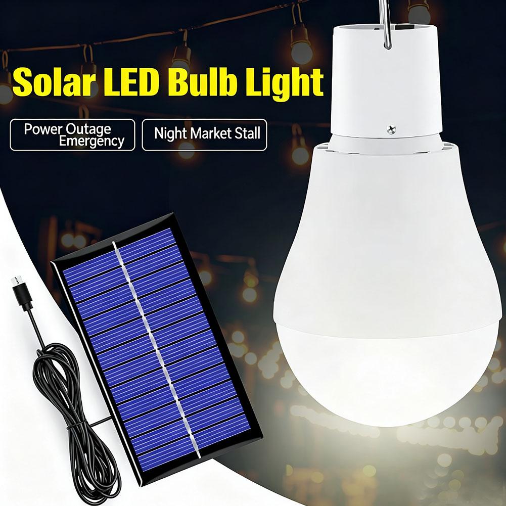 Solar LED Light Bulb IP65 Wate - Power Outage Light 评论和价格